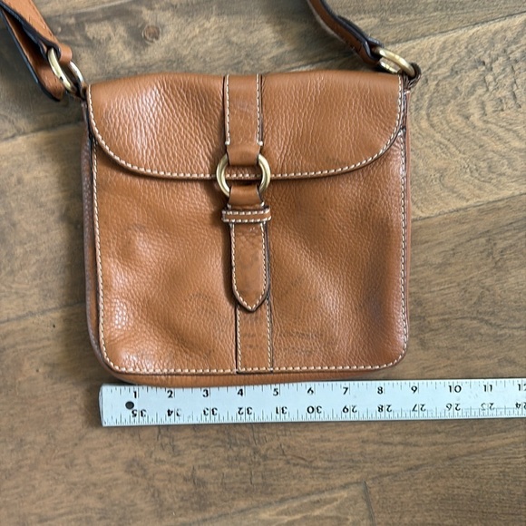 Cole Haan Crossbody Leather Bag Camel Tan - Picture 12 of 15